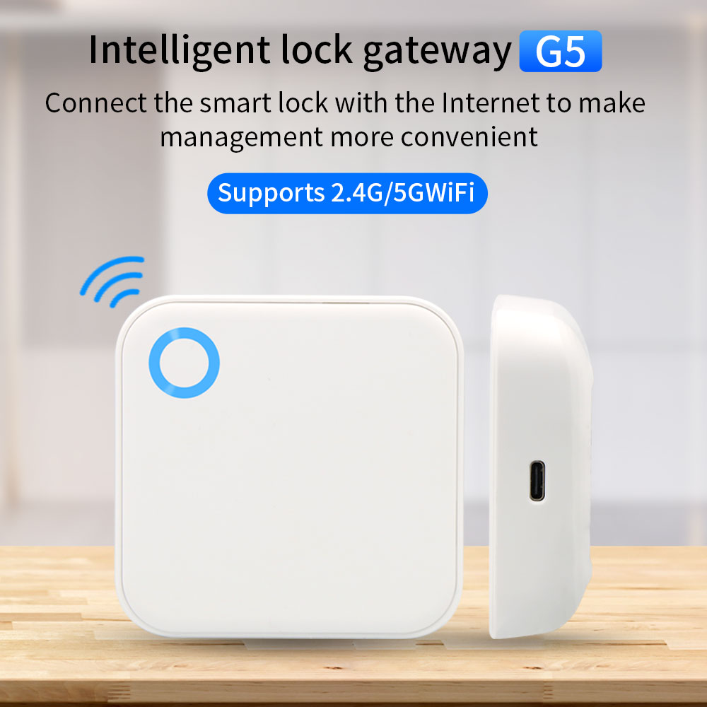 Smart Home Door Lock - 2,4G + 5G TTLOCK WIFI шлюз