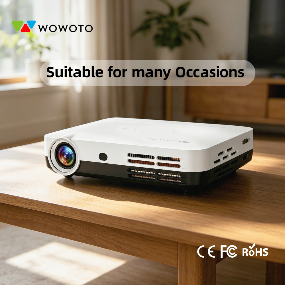 Smart Home Video - Портативный мини-проектор WOWOTO для домашнего кинотеатра,
