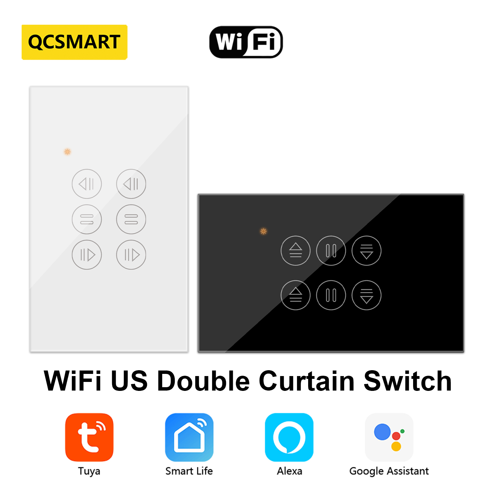QCSMART Wi-Fi двойной занавес, – обзор и цена Universal Remote Smart Home